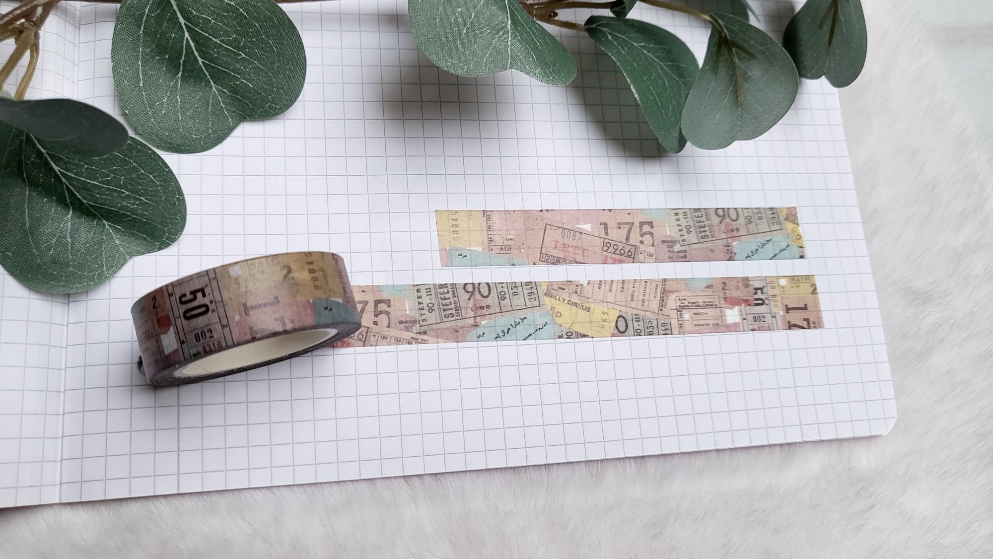 Washi Tape Tickets